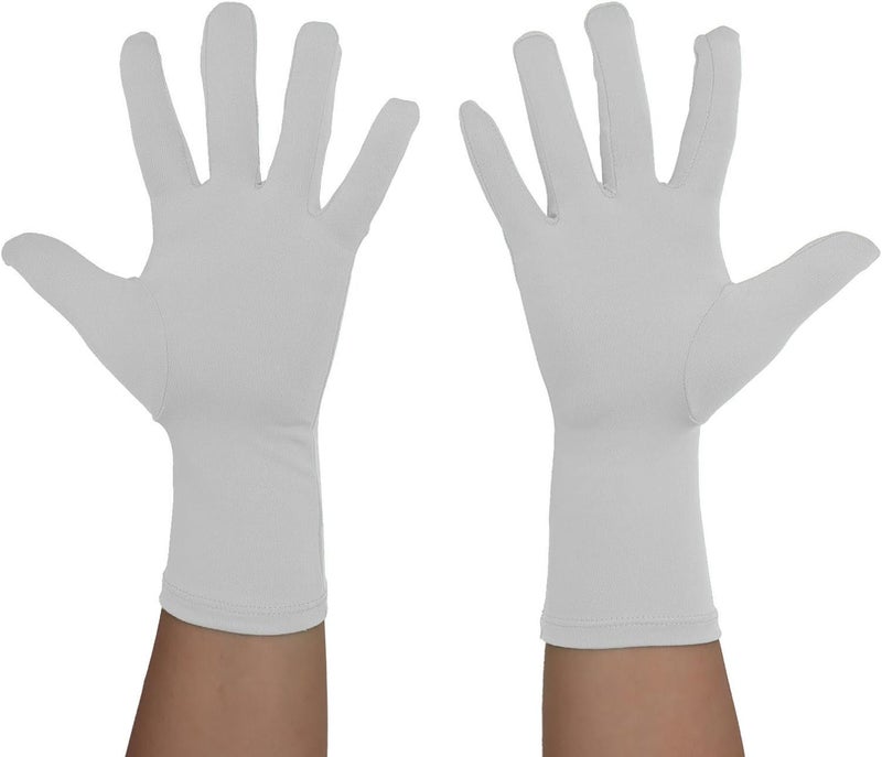 Sheface Stretchy Spandex Costume Gloves - Men's & Women's Banquet Party Wedding Gloves - Image 2